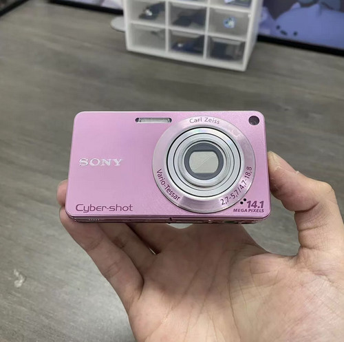 Fotocamera digitale rosa sony - fotocamera,